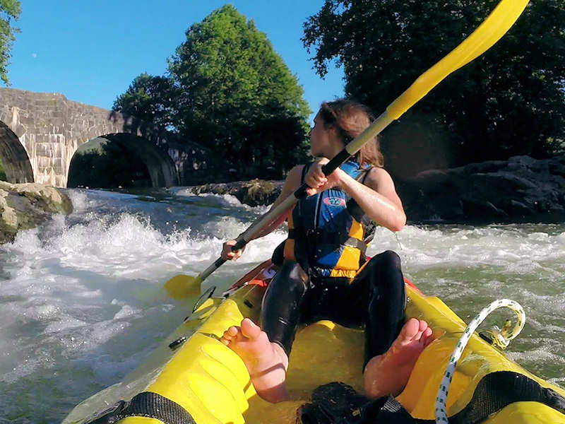 kayak au pont romain